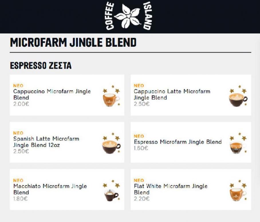 Espresso bar menu . Coffee Island (2021-03-31-2021-03-31)