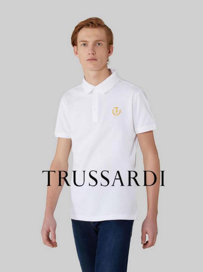 Ανδρικά μπλουζάκια . Trussardi (2021-06-13-2021-06-13)