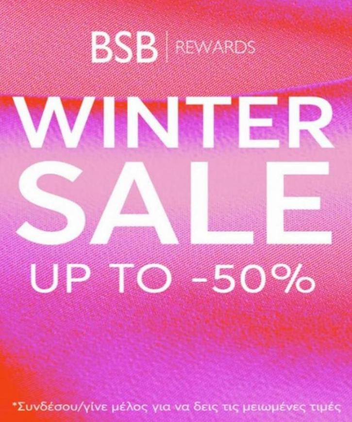 Sale έως -50%. BSB (2023-01-18-2023-01-18)