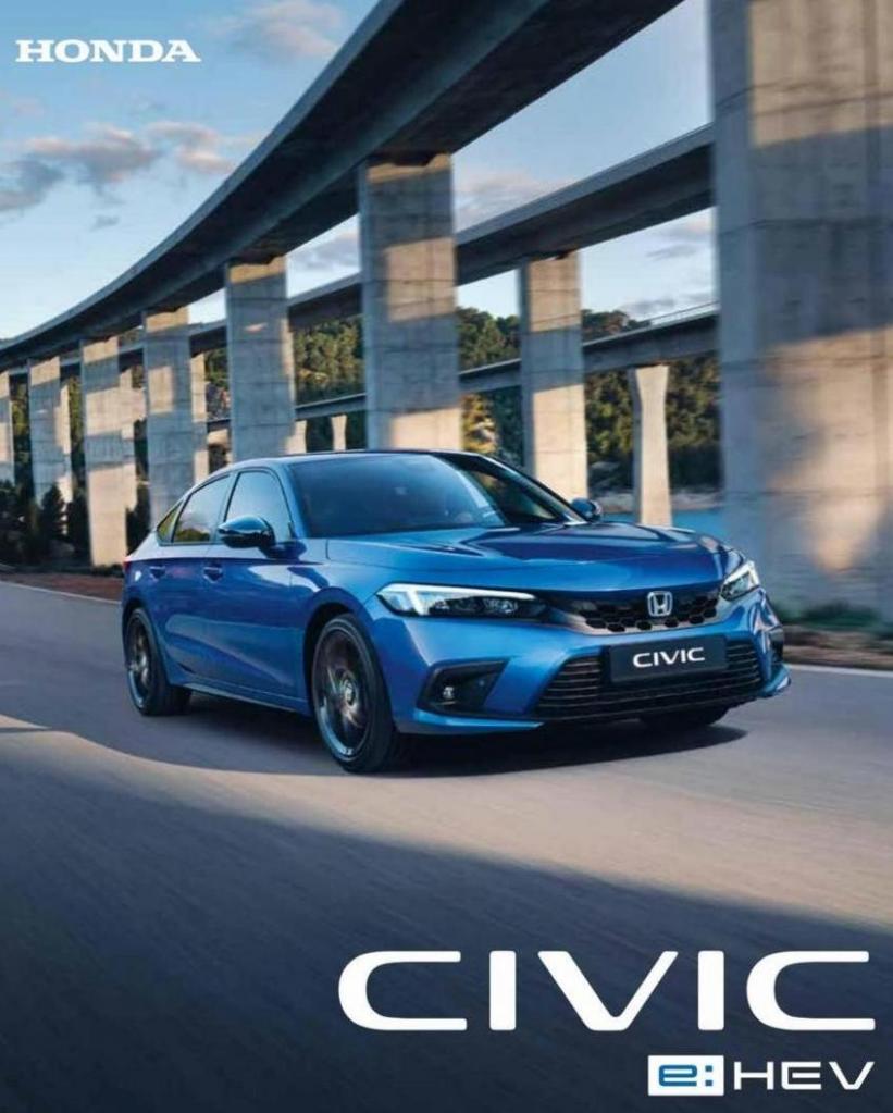 Φυλλάδιο Civic e:HEV. Honda (2024-03-22-2024-03-22)