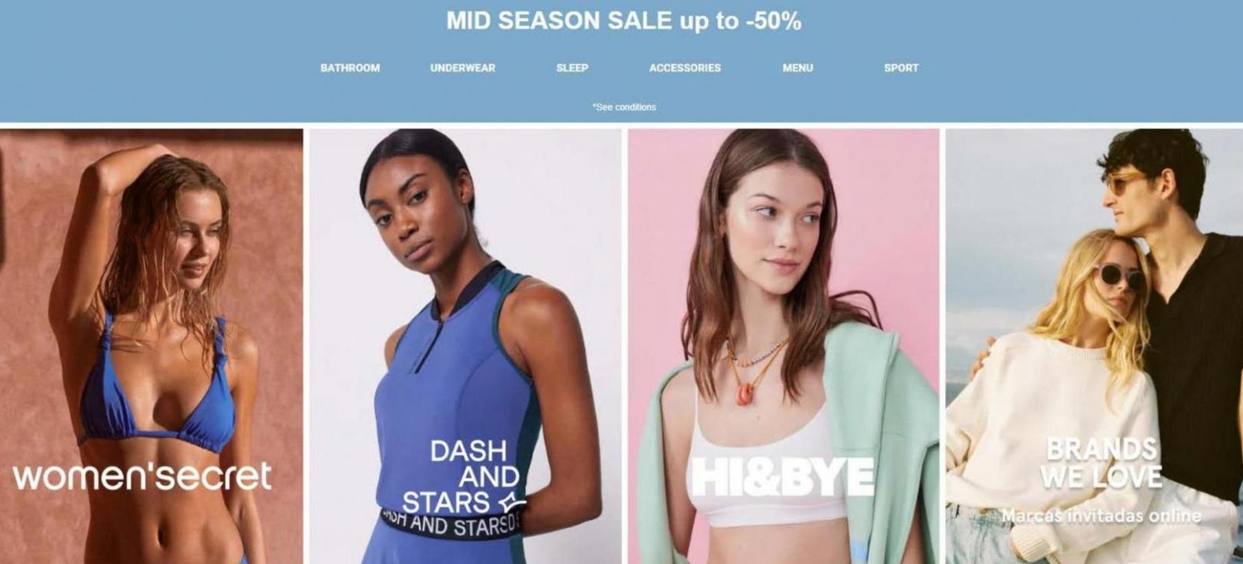 Mid sale season sale up to - 50%. women'secret (2024-05-05-2024-05-05)